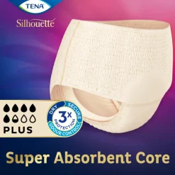 New Silhouette Classic Underwear High Waist Blanc Plus M 9 stuks Incontinentie