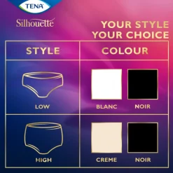 Silhouette Underwear Low Waist Blanc Plus L 10 stuks^TENA Clearance