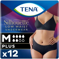 Sale Silhouette Underwear Low Waist Blanc Plus M 12 stuks Incontinentie|Intiemhygiëne
