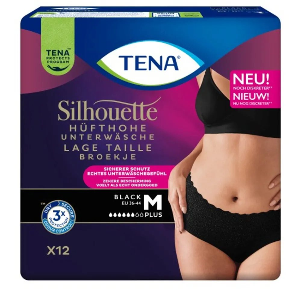 Sale Silhouette Underwear Low Waist Blanc Plus M 12 stuks Incontinentie|Intiemhygiëne
