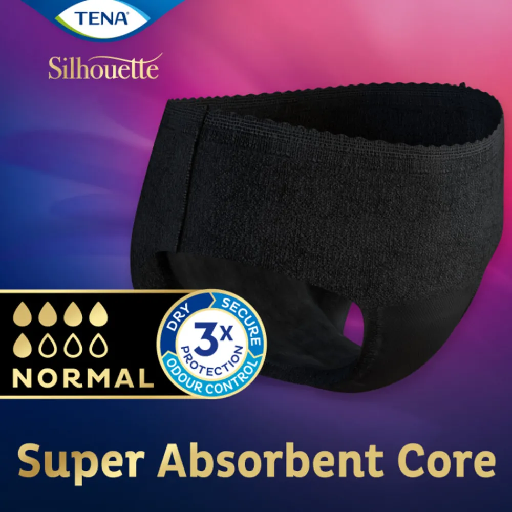 Sale Silhouette Underwear Low Waist Blanc Plus M 12 stuks Incontinentie|Intiemhygiëne