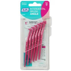 Angle Interdentale Ragers 0,4 mm Roze 6 stuks^TePe Hot