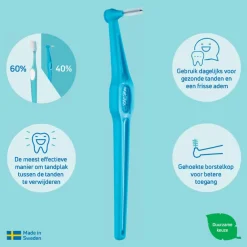 Angle Interdentale Ragers 0,4 mm Roze 6 stuks^TePe Hot