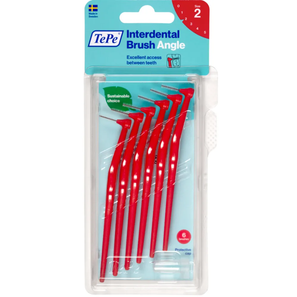 Angle Interdentale Ragers 0,5 mm Rood 6 stuks^TePe Best