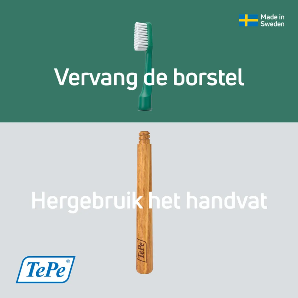 Tandenborstels<TePe Choice™ Soft Tandenborstel Groen 3 stuks