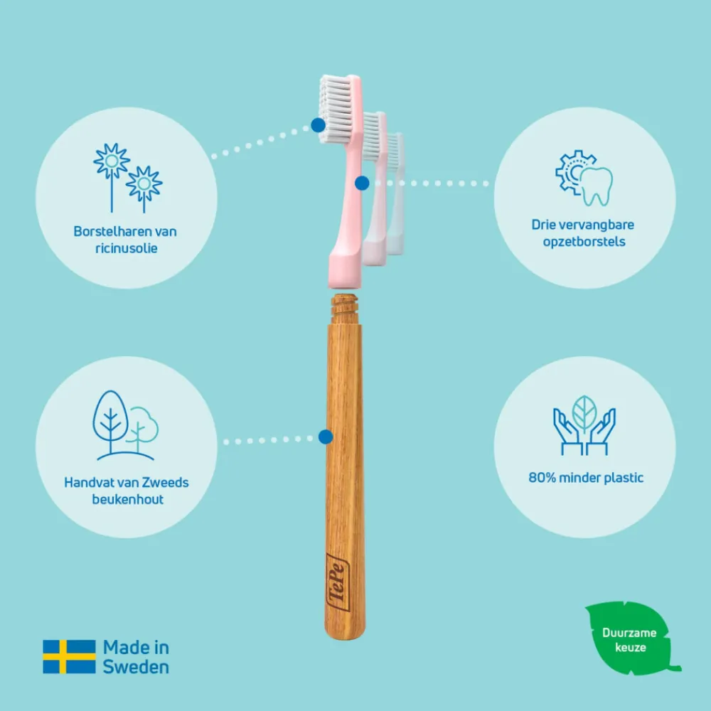 Choice™ Soft Tandenborstel Roze 3 stuks Tandenborstels