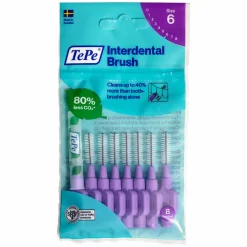 Interdentale Ragers Original 1,1 mm Paars 8 stuks^TePe Best