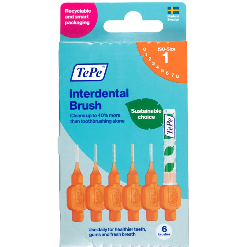 interdentale Ragers original 0,45 mm Oranje 6 stuks Flossen & Ragen