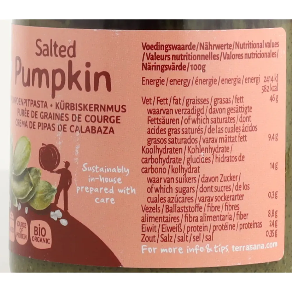 Outlet Pompoenpitpasta Biologisch 250 gr Beleg