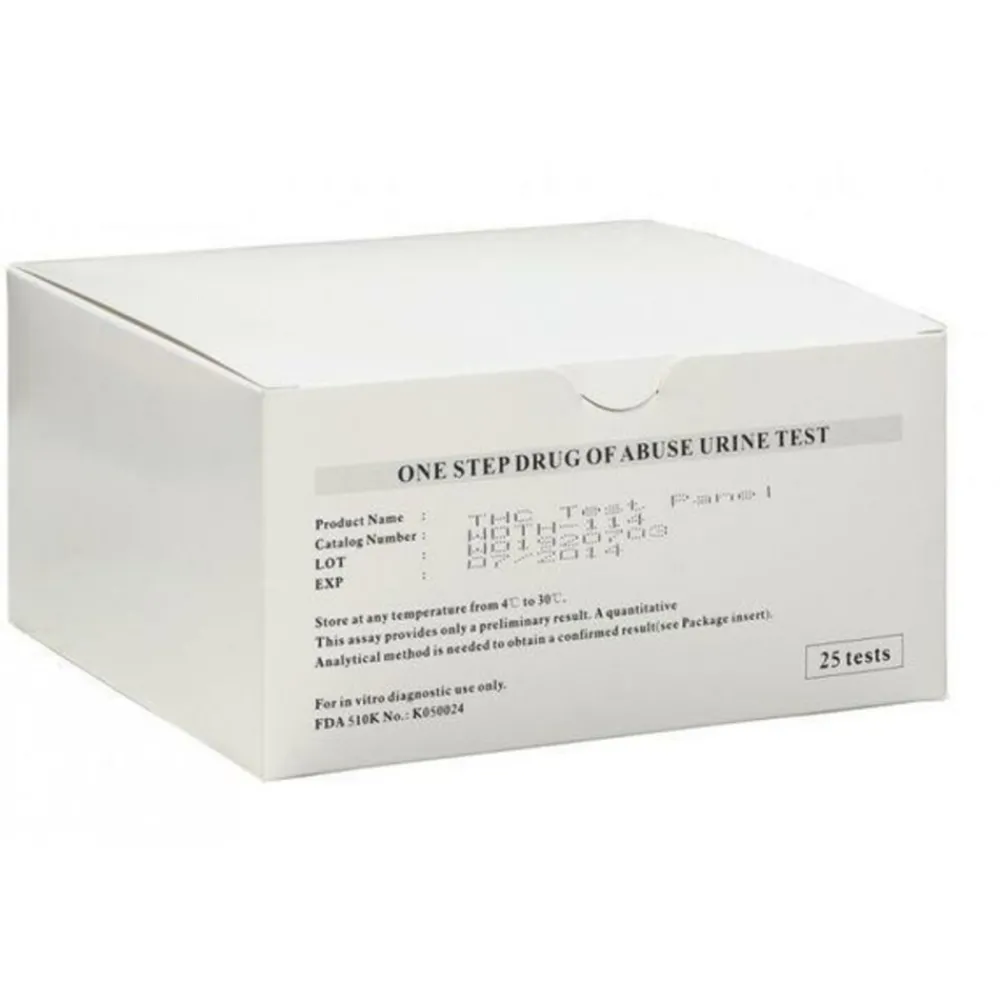 Zelftesten<Testjezelf.nu Drugstest Multi DIP Urine 25 stuks