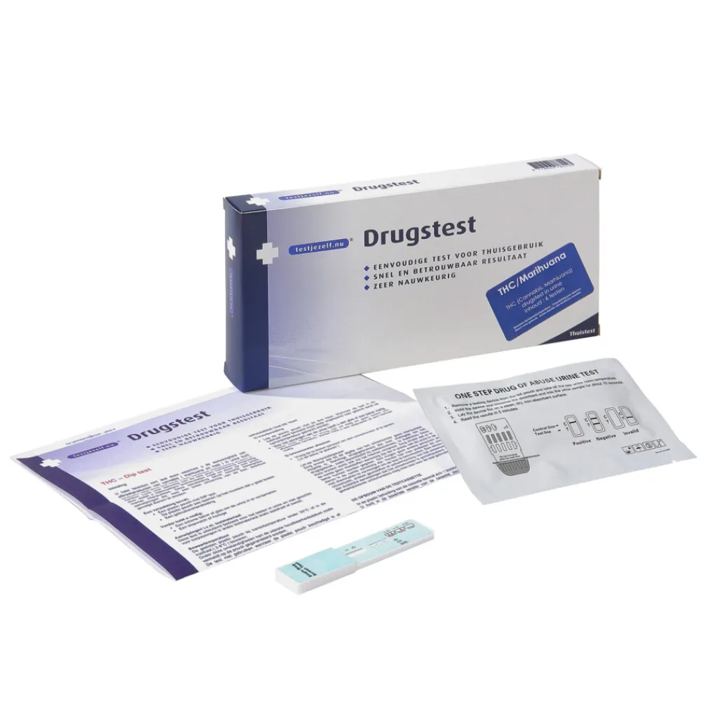 Zelftesten<Testjezelf.nu Drugstest Thc (cannabis) 6 stuks