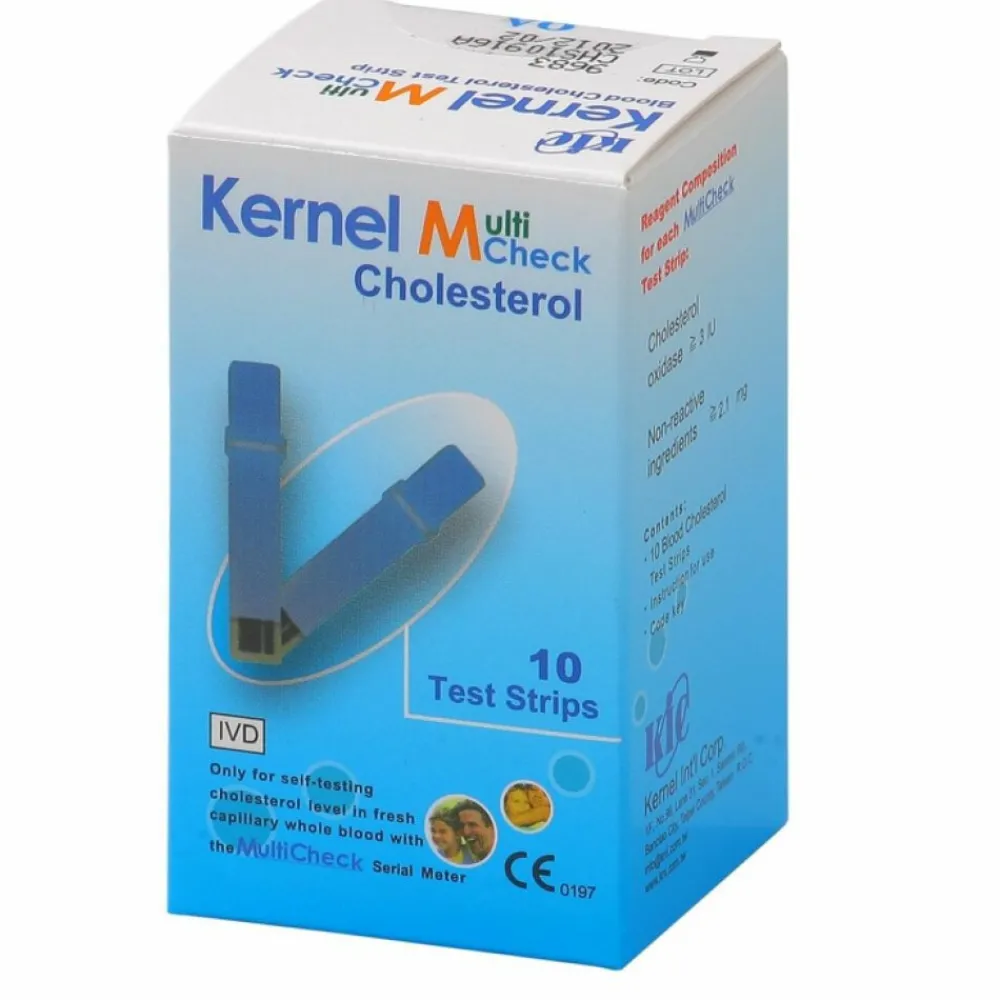 Multicheck Cholesterol Strips 10 stuks^Testjezelf.nu Outlet