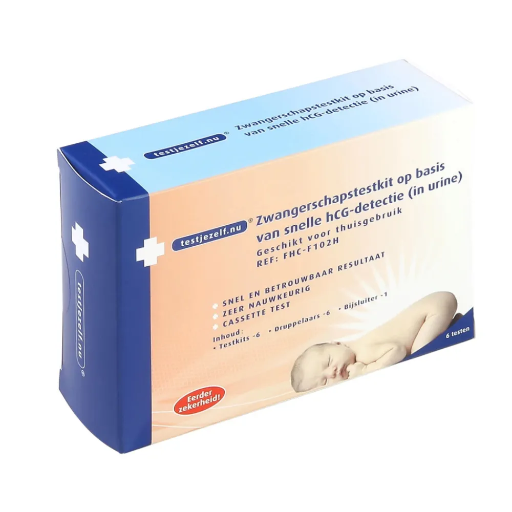 Zwangerschapstest 6 stuks Zwangerschapstesten|Zelftesten
