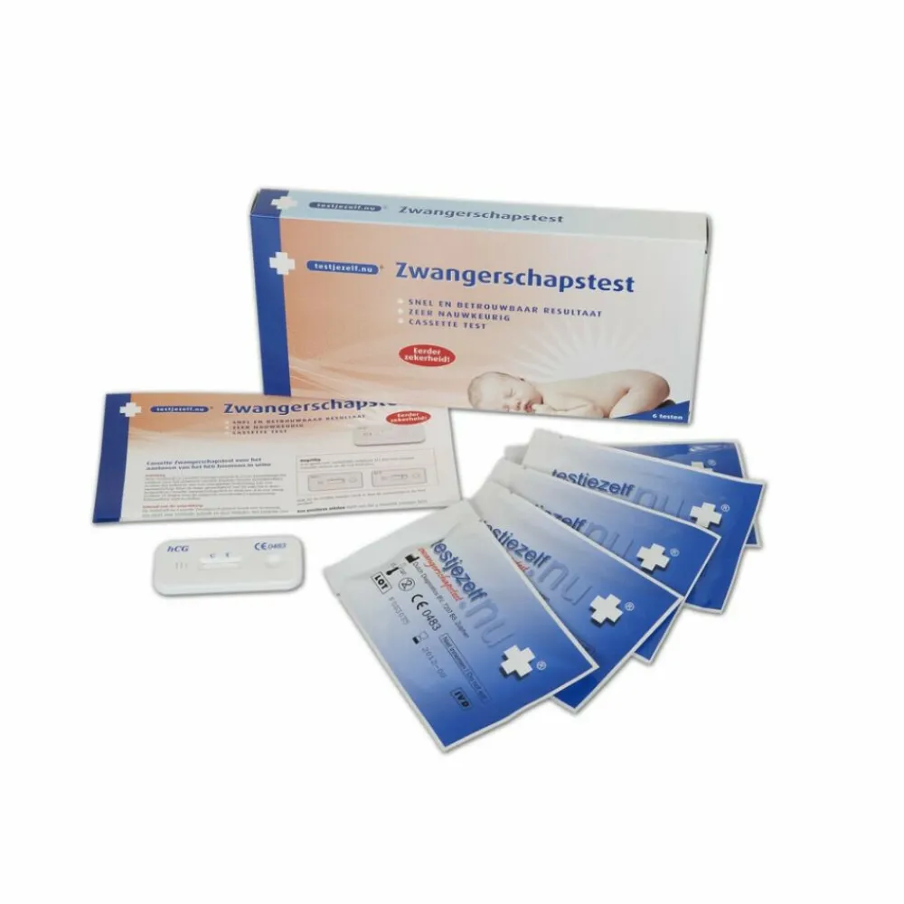 Zwangerschapstest 6 stuks Zwangerschapstesten|Zelftesten