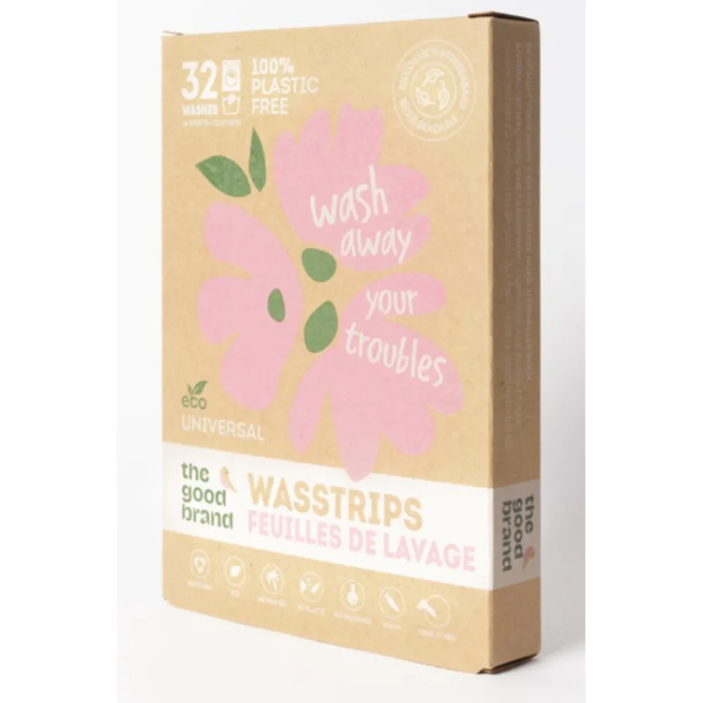 Wasmiddel<The Good Brand Wasstrips Parfum 32 stuks