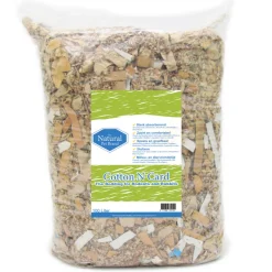 Bodembedekking<The Natural Pet Brand Cotton N Card 100 liter