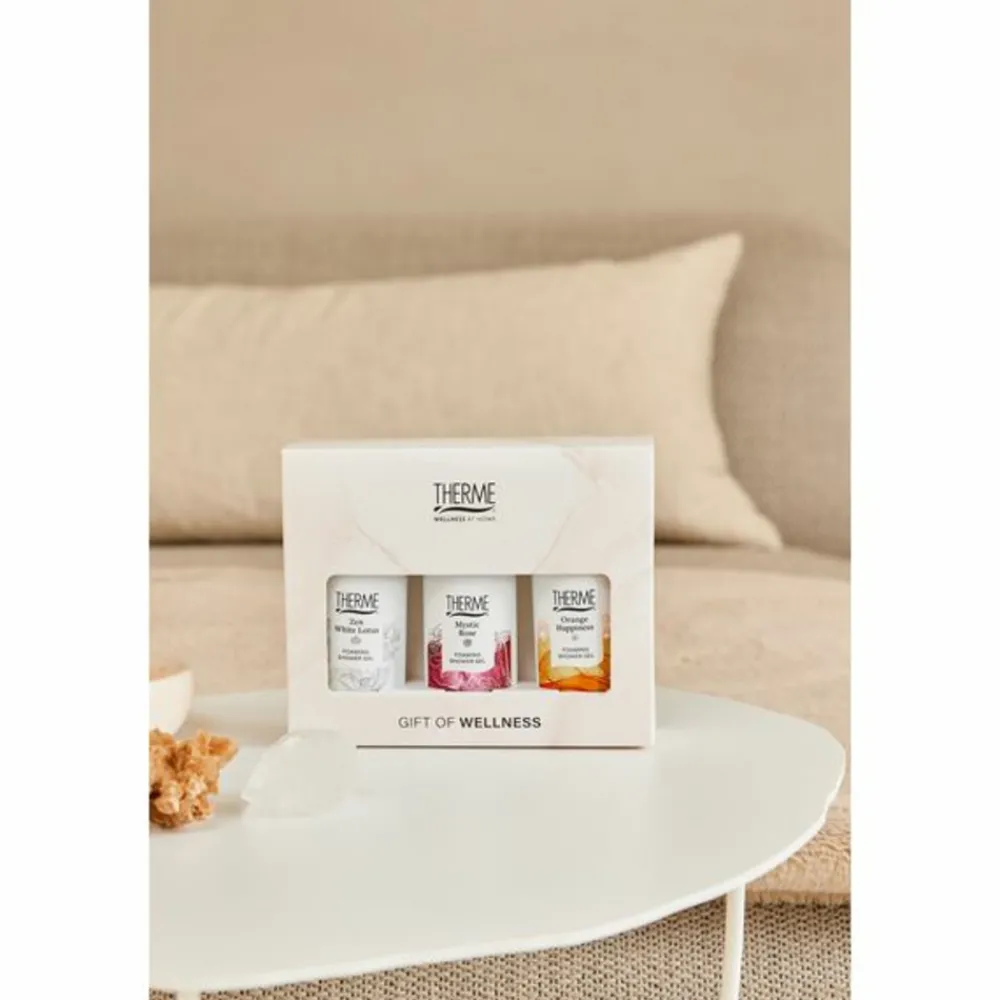 Foaming Shower Favorites Geschenkset Orange Happiness + Zen White Lotus + Mystic Rose 1 set^Therme Outlet