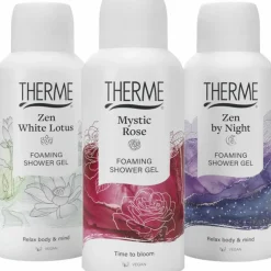 Bad & Douche<Therme Foaming Shower Favorites Geschenkset Zen White Lotus + Mystic Rose + Zen by Night 1 set