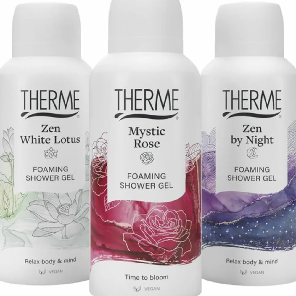 Bad & Douche<Therme Foaming Shower Favorites Geschenkset Zen White Lotus + Mystic Rose + Zen by Night 1 set
