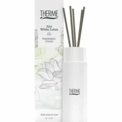 Geurstokjes Zen White Lotus 100 ml^Therme New