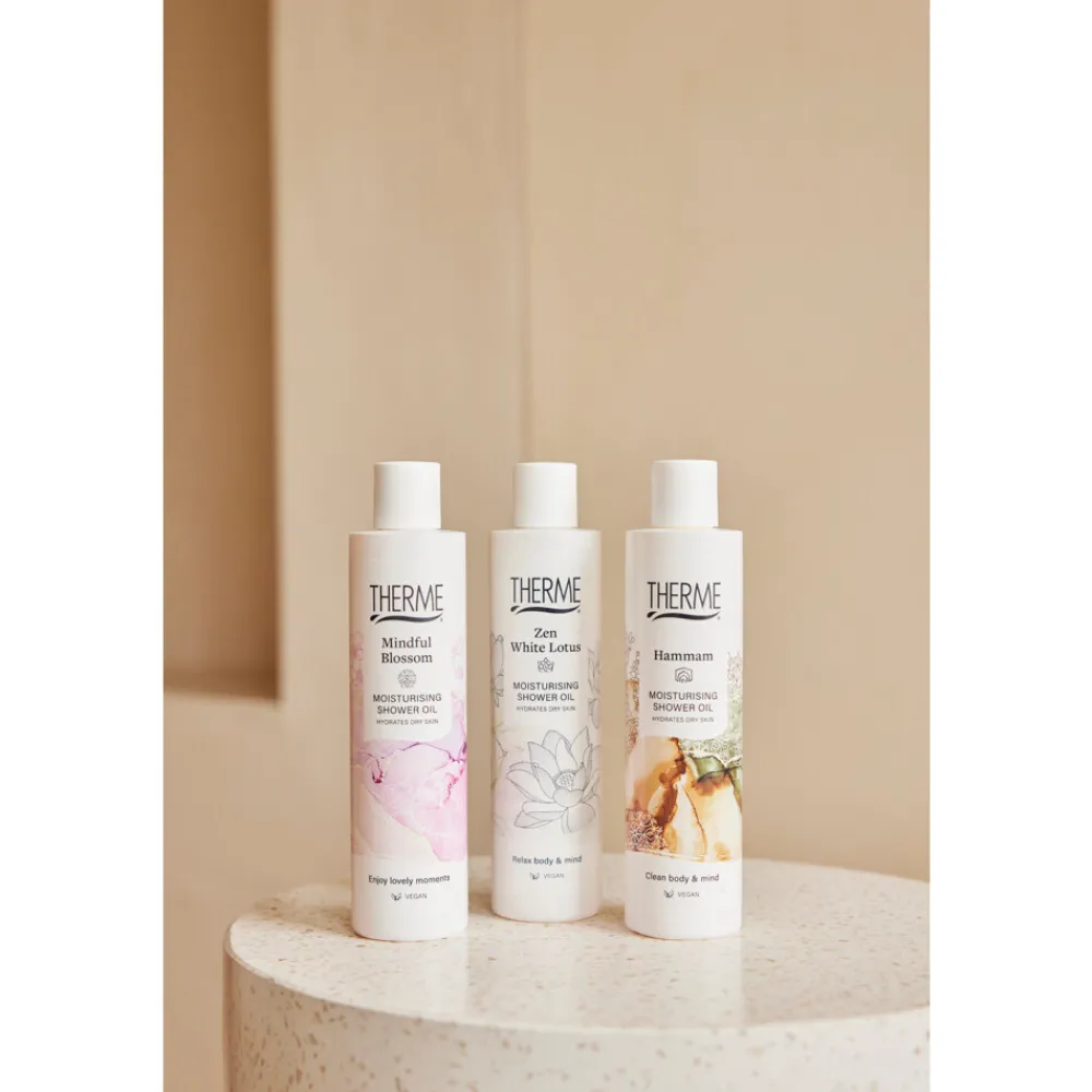 Moisturising Shower Oil Mindful Blossom 250 ml^Therme Clearance