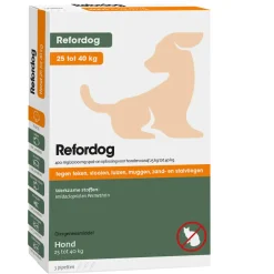 Refordog Spot-on 400 mg 25 kg tot 40 kg 3 stuks^Tick Off Clearance
