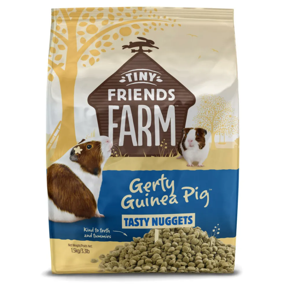 Droogvoer & Zaden<Tiny Friends Farm Gerty Guinea Pig Tasty Nuggets 1,5 kg