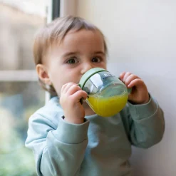 Online Close To Nature Drinkbeker First Trainer Cup Geel 4m+ 190 ml Servies & Drinkbekers