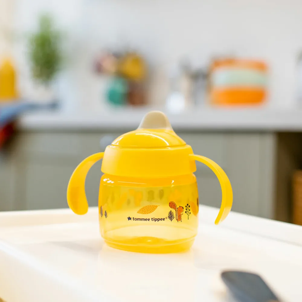 Online Close To Nature Drinkbeker First Trainer Cup Geel 4m+ 190 ml Servies & Drinkbekers