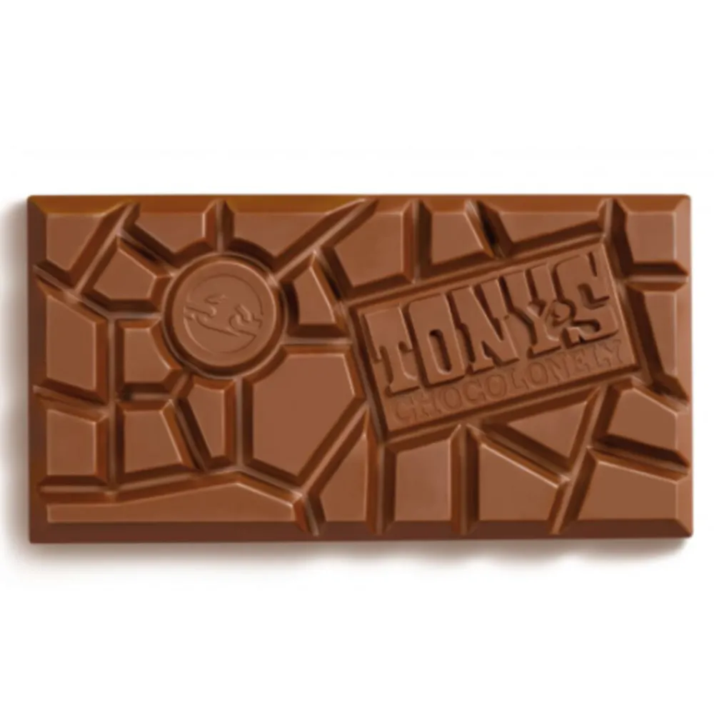 Tony's Chocolonely Melk Caramel Zeezout 180 gr^Tonys Chocolonely Clearance