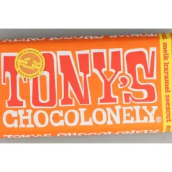 Tony's Chocolonely Melk Caramel Zeezout 180 gr^Tonys Chocolonely Clearance
