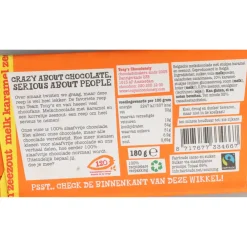 Tony's Chocolonely Melk Caramel Zeezout 180 gr^Tonys Chocolonely Clearance