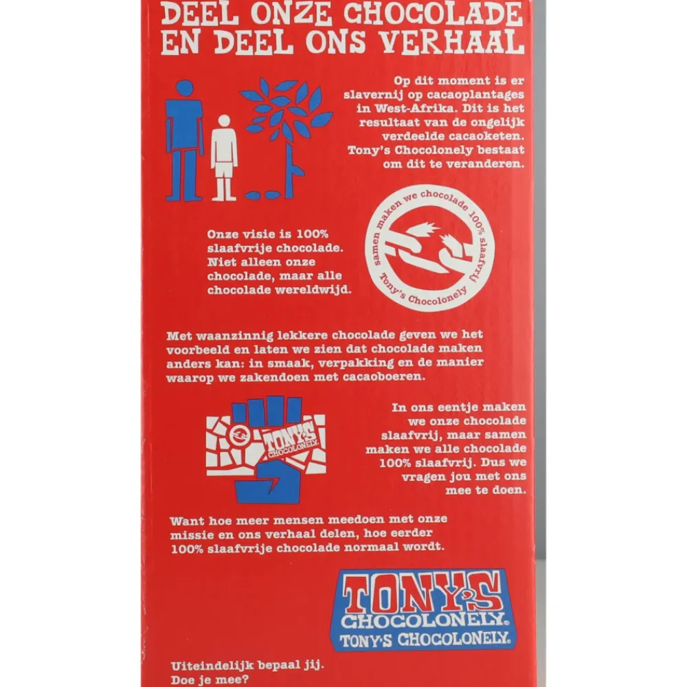 Outlet Tony's Chocolonely Regenboog Classics 6-pack 6 x 180 gr Chocolade