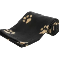 Discount Beany Fleece Hondendeken Beige - Zwart 100 x 70 cm Manden & Dekens