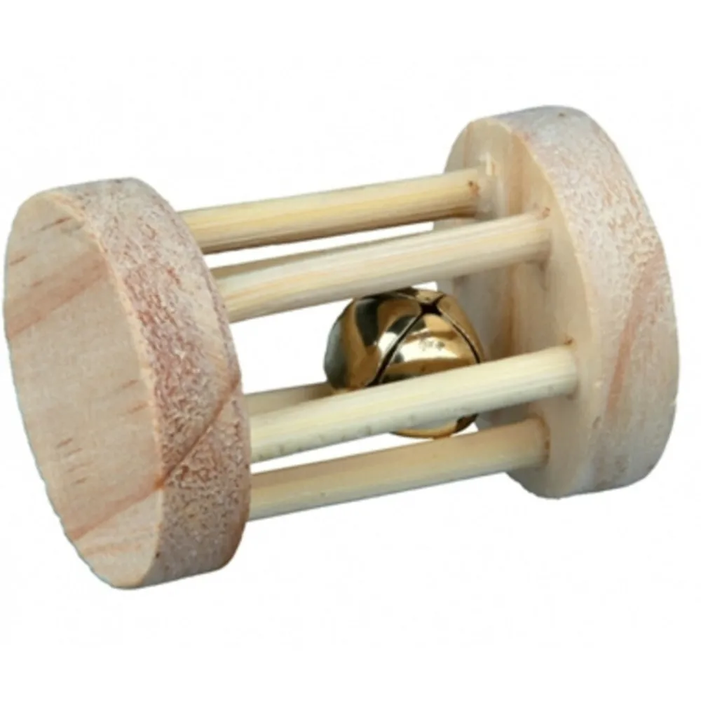 Speelrol Hout met Bel 7 x 5 cm Speelgoed