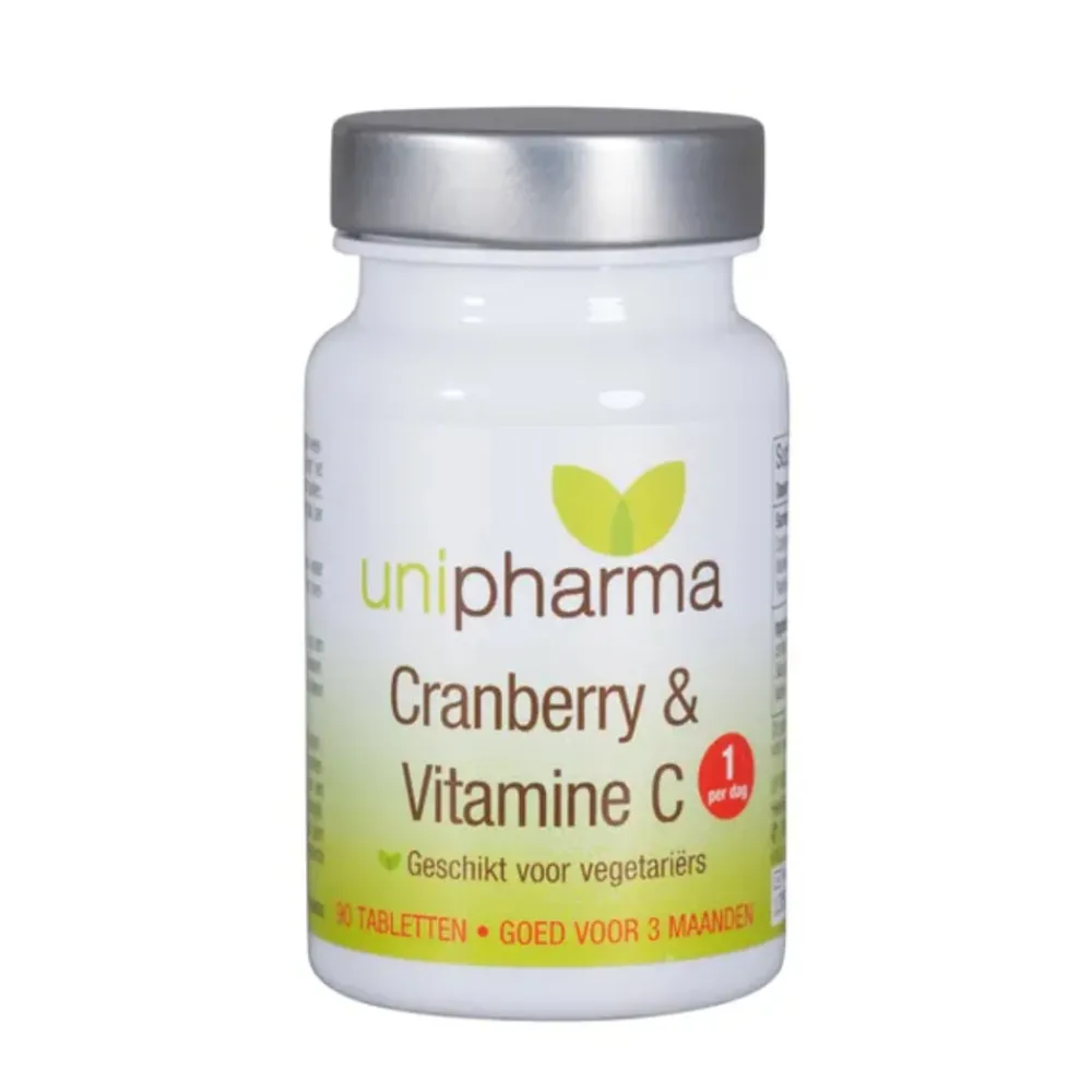 Cranberry & Vitamine C 90 tabletten^Unipharma