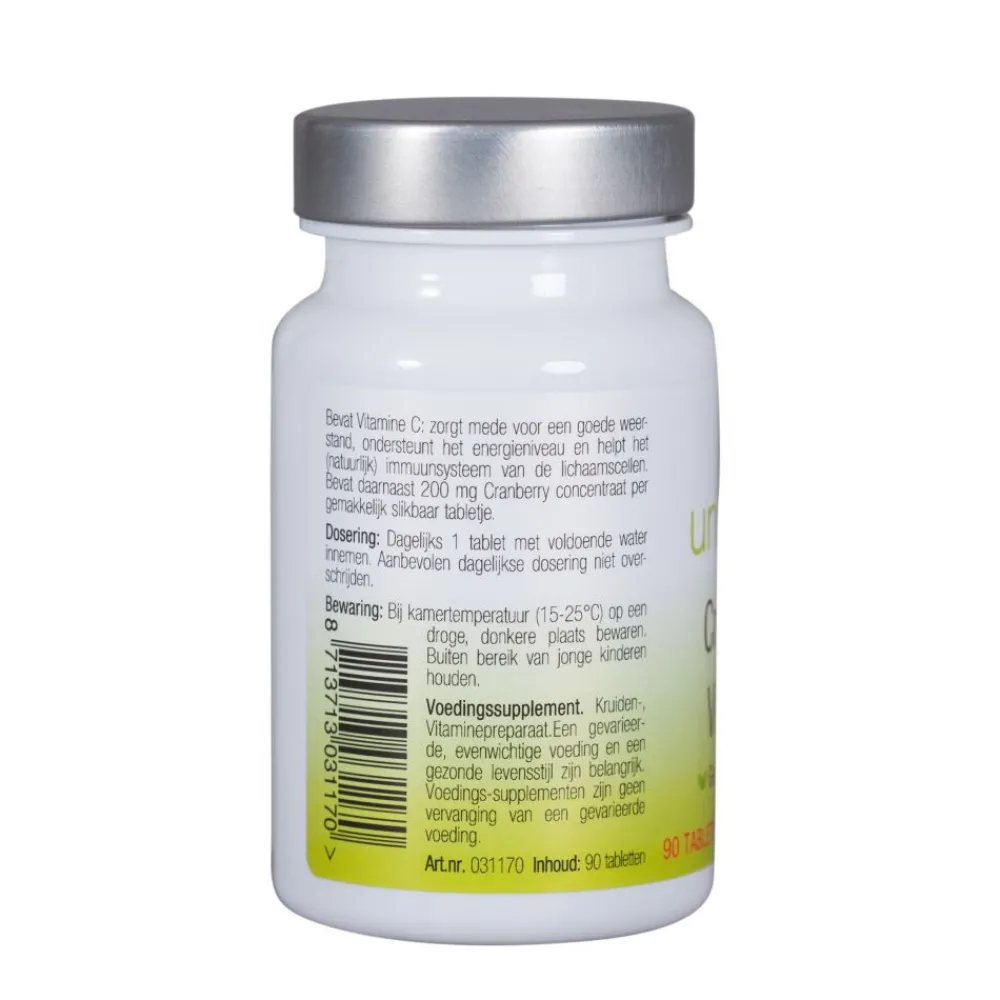 Cranberry & Vitamine C 90 tabletten^Unipharma