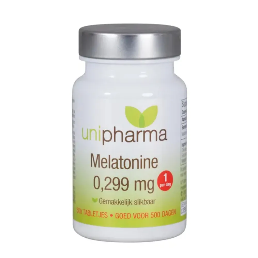 Melatonine Puur 0,299mg 500 tabletten^Unipharma Sale