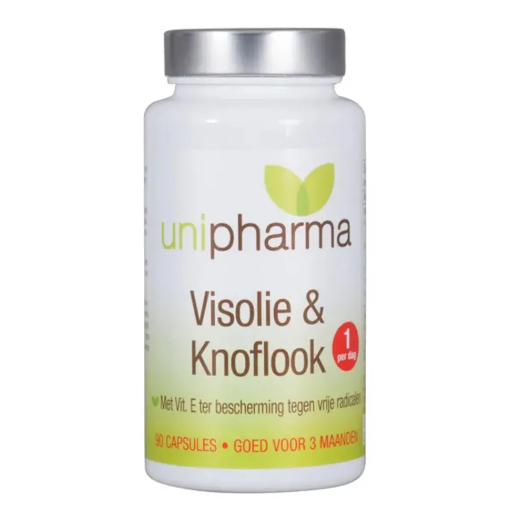 Online Visolie & Knoflook 90 capsules Hart, Bloed & Cholesterol