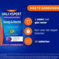 Rustgevend & Slapen<Valdispert Slaap & Nacht 30 tabletten