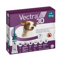 Anti-vlo & Teek 3D Hond S 4-10 kg 3 stuks^Vectra Best