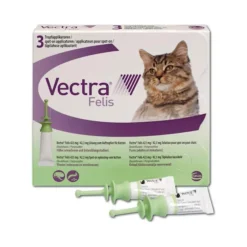 Vlo, Teek & Worm<Vectra Felis Anti Vlooien 0,6-10 kg 3 stuks