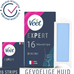 Scheren & Ontharen<Veet Expert Koude Waxstrips Bikini Sensitive 16 stuks