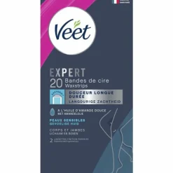 Expert Koude Waxstrips Benen Sensitive 20 stuks^Veet Hot