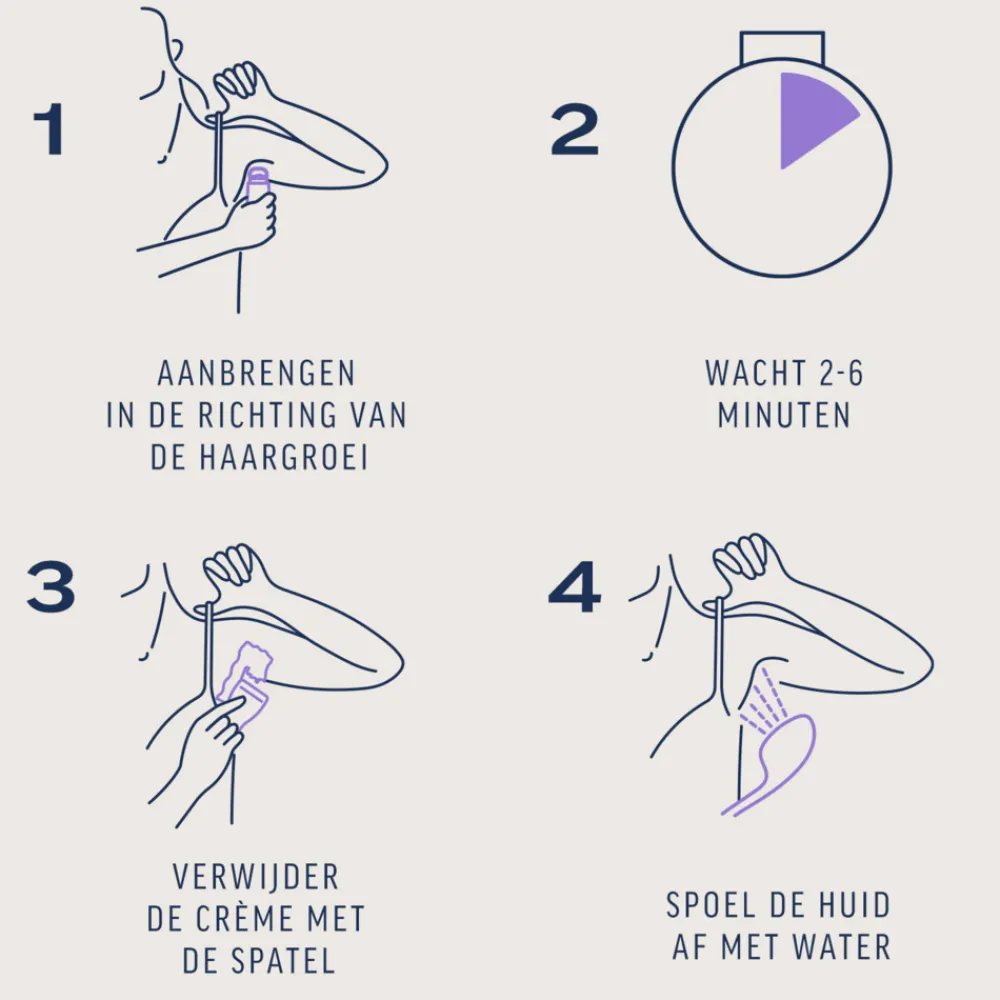 Outlet Expert Ontharingscrème Oksels 100 ml Heren Scheren & Ontharen