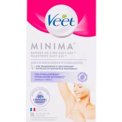 Koude Waxstrips Minima Oksels Hypoallergeen 16 stuks^Veet Discount