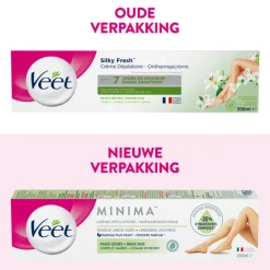Ontharingscrème Minima Droge huid 200 ml^Veet Best
