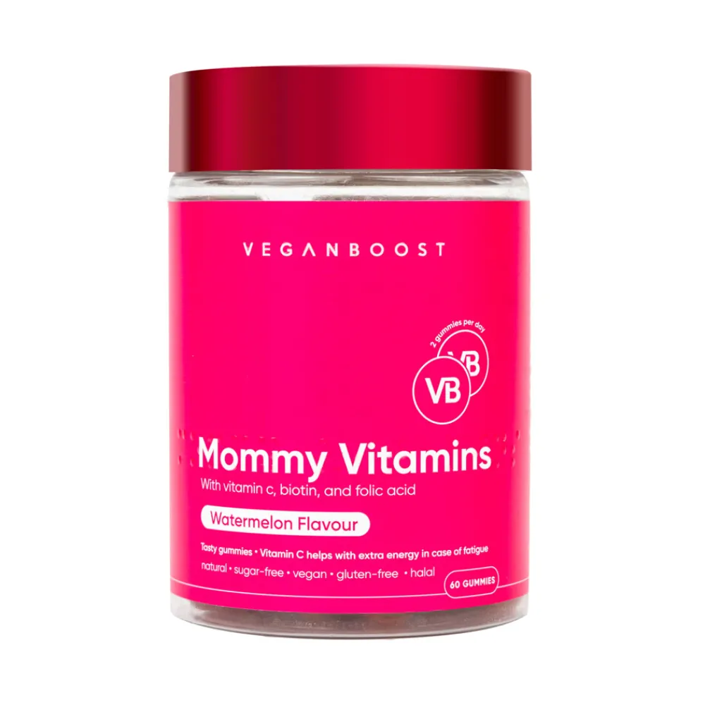 Voor Vrouw Of Man<Veganboost Hair Vitamins Mommy Watermeloen 60 gummies