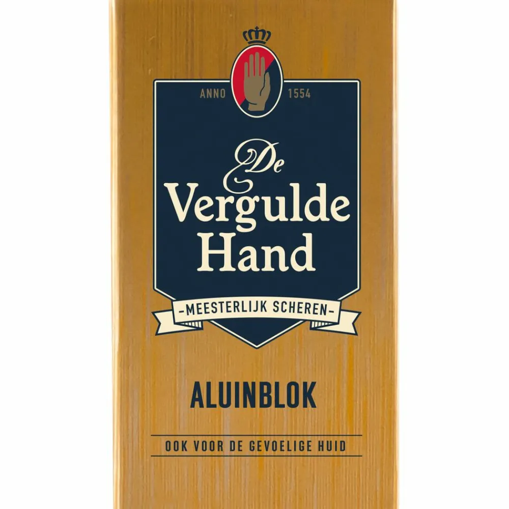Scheren & Ontharen<Vergulde Hand Aluinblok 75 gr