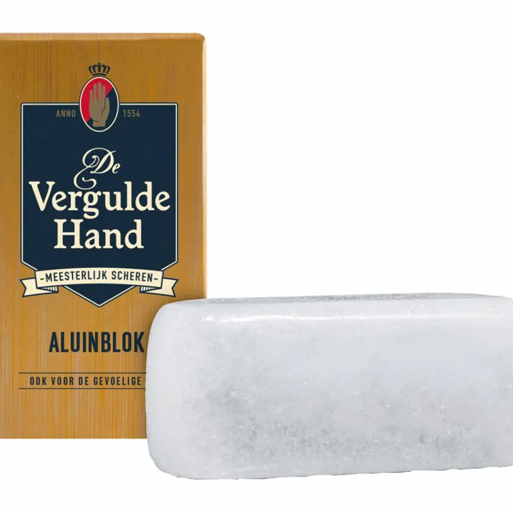 Scheren & Ontharen<Vergulde Hand Aluinblok 75 gr